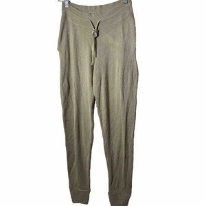 NASTY GAL Womens Neutral Tan Knit Sweater Lounge Jogger Pants Pocket Lounge 6